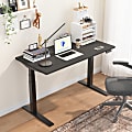 FlexiSpot E7 Pro Electric 55”W Adjustable Height Standing Desk, Black