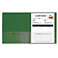 C-Line Classroom Connector School-To-Home Folders, 8-1/2" x 11", Green, Box Of 25 Folders