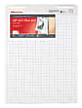 Office Depot® Brand 80% Recycled Restickable Easel Pad With Liner, 25" x 35 1/2", Blue Grid, 30 Sheets, White