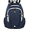 Swissgear Commute Carrying Case (Backpack) for 16" Notebook - Blue - Shoulder Strap, Handle - 17.5" Height x 13" Width x 5.5" Depth