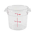 Cambro Camwear Food Storage Container, 1 Qt, Clear