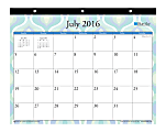 Blue Sky® Monthly Tablet Calendar, 11" x 8 3/4", Boca, July 2016 to June 2017 1 thumbnail image