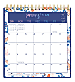 Blue Sky™ Dabney Lee Monthly Desk Calendar With Stand, 6-1/16" x 6-3/8", Enchanted Forest, January To December 2021, 122357