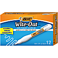 Wite-Out Shake 'N Squeeze Correction Pen - Pen Applicator - 8 mL - White - Fast-drying - 12 / Box