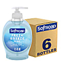 Softsoap Hand Soap Pump Dispenser, Fresh Breeze Scent, 7.5 Oz, Carton Of 6 1 thumbnail image