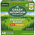 Green Mountain Coffee® Single-Serve Coffee K-Cup® Pods, Decaffeinated, Breakfast Blend, Carton Of 48 Pods 1 thumbnail image