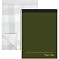 Ampad Gold Fibre Premium Pad, Letter Size, Quad Ruled , 80 Sheets, Classic Green 1 thumbnail image