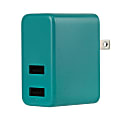 GoMovi Vivitar Dual USB OD5022 Wall Charger, Teal 1 thumbnail image