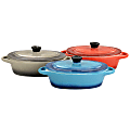 Crock-Pot® Wexford 3-Piece Stoneware Mini Oval Casserole Set, Assorted Colors 1 thumbnail image