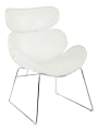 Office Star™ Avenue Six Jupiter Chair, White/Chrome