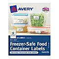 Avery® Freezer-Safe Food Container Labels, 40174, 1 3/4" x 1 1/4", Cottage, Pack Of 40 1 thumbnail image