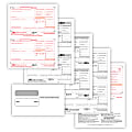 ComplyRight® W-2 Tax Forms Set, 8-Part, 2-Up, Copies A, B, C, D, Laser, 8-1/2" x 11", Pack Of 100 Forms And Envelopes