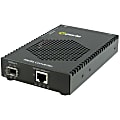 Perle S-1110P-M2SC05-XT Media Converter - 1x PoE (RJ-45) Ports - 1 x SC Ports - Multi-mode - 10/100/1000Base-T, 1000Base-SX - 1804.46 ft - Desktop, Rail-mountable, Rack-mountable, Wall Mountable