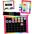 Schoolgirl Style Light Bulb Moments Calendar Bulletin Board Set, Set Of 103 Pieces