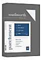 Southworth® Parchment Specialty Paper, 8 1/2" x 11", 24 Lb., Blue, Pack Of 500