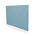 Ghent Aria Low Profile Glassboard, Magnetic, 48"H x 72"W, Denim