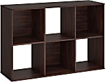 Sauder® Select 36”H 6-Cube Storage Bookcase, Cinnamon Cherry