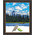 Amanti Art Rectangular Wood Picture Frame, 19” x 23”, Matted For 16” x 20”, Ashton Black