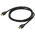 Steren - HDMI cable with Ethernet - HDMI male to HDMI male - 50 ft - satin black - molded