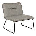 LumiSource Casper Accent Chair, Black/Gray