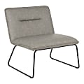 LumiSource Casper Accent Chair, Black/Gray 1 thumbnail image