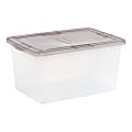Iris® Snap Top Storage Box, 14.5 Gallon, Clear