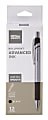 Office Depot® Brand Advanced Ink Retractable Ballpoint Pens, Needle Point, 0.7 mm, Silver Barrel, Black Ink, Pack Of 12 1 thumbnail image