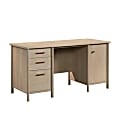 Sauder® Whitaker Point 59"W Computer Desk With Pedestals, Natural Maple