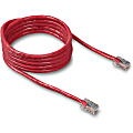 Belkin Cat.5e Patch Cable - RJ-45 Male Network - RJ-45 Male Network - 7ft - Red