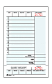 Adams® Guest Check Books, 2-Part, 4 1/4" x 7 1/4", 5 Pads Of 50 Sets Each (250 Guest Checks Total) 1 thumbnail image
