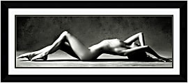 Amanti Art Nude Reclining Framed Art Print By Scott McClimont, 18 1/2"H x 42 1/2"W, Black 1 thumbnail image