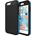 Incipio [Performance] Series Level 5 Carrying Case (Holster) Apple iPhone 6, iPhone 6s Smartphone - Black, Cyan - Shock Absorbing, Scratch Resistant - Polycarbonate - Holster, Clip - 5.7" Height x 2.9" Width x 0.5" Depth