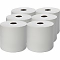 Genuine Joe Hardwound 1-Ply Paper Towels, 1000' Per Roll, Pack Of 6 1 thumbnail image