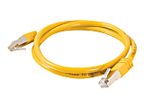 C2G 150ft Cat5e Snagless Shielded (STP) Ethernet Network Patch Cable - Yellow - Patch cable - RJ-45 (M) to R - 28715 1 thumbnail image