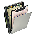 OIC® 30% Recycled Plastic Forms Holder With Storage Box, Top Opening, Black/Gray 1 thumbnail image