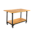 Vari Standing Conference Table, Butcher Block 1 thumbnail image