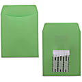 Hygloss Self-adhesive Library Pockets - 5" Height x 3.5" Width x 7" Length - Rectangular - Assorted - Manila - 30 / Pack 1 thumbnail image