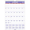 AT-A-GLANCE® Monthly Wall Calendar, 12" x 17", Purple/Red, January To December 2022, PM228