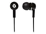 V7 HA100 - Earphones - in-ear - wired - 3.5 mm jack - noise isolating - black