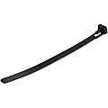StarTech.com 100 Pack 6" Reusable Cable Ties - Black Medium Releasable Nylon/Plastic Zip Ties Resealable Adjustable Network Cable Wraps UL 1 thumbnail image