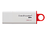 Kingston DataTraveler I G4 - USB flash drive - 32 GB - USB 3.0 - white, red - Co-Logo Program 1 thumbnail image