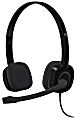 Logitech® H151 On-Ear Stereo Headset, Black 1 thumbnail image