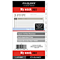 AT-A-GLANCE® Weekly/Monthly Planner Calendar Refill Pages, 3-3/4” x 6-3/4”, White, January To December 2022, 471-285Y 1 thumbnail image