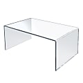 Azar Displays Riser Displays, 6"H x 12"W x 7 3/4"D, Clear, Pack Of 4 1 thumbnail image