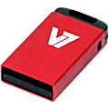 V7 8GB Red Nano USB Flash Drive