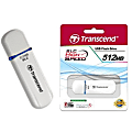Transcend 512MB JetFlash 170 USB 2.0 Flash Drive - 512 MB - USB 2.0 - 16 MB/s Read Speed - 8 MB/s Write Speed - Pearl White 1 thumbnail image