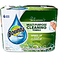 Bounty® With Dawn Water-Activated Multipurpose 2-Ply Cleaning Towels, 11" x 9", 49 Sheets Per Roll, Pack Of 6 Rolls 1 thumbnail image