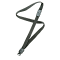 SKILCRAFT® Deluxe Lanyard With Key Ring, 36", Black, Pack Of 12 (AbilityOne 8455-01-613-0196) 1 thumbnail image
