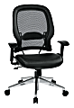 Office Star™ Space Seating Ergonomic Mesh High-Back Chair, Black/Silver