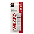 VELCRO® Brand Sticky Back Fastener Squares, 7/8" x 7/8", White, Pack Of 12